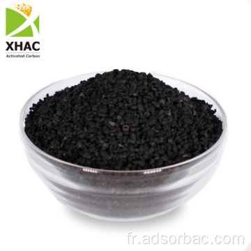 Carbon de charbon actif granulaire de coquille de coco 4x8